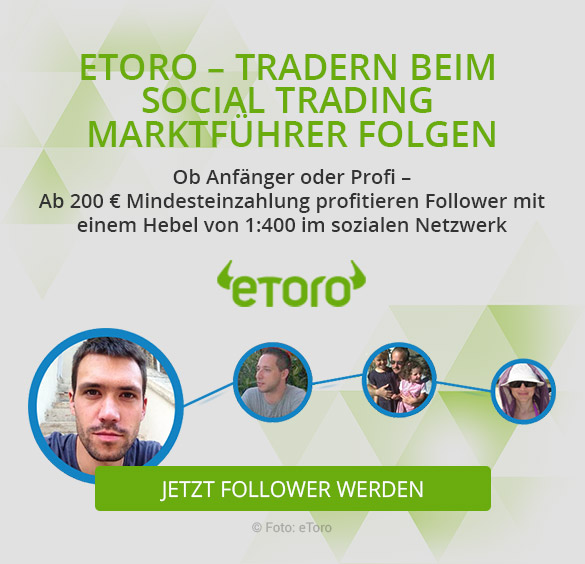 eToro überzeugte nicht nur in unserem Vergleich, sondern gilt sogar als Marktführer