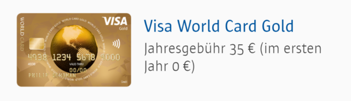 ICS VISA World Card Kreditkarte Test