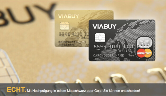 VIABUY Prepaid Kreditkarte