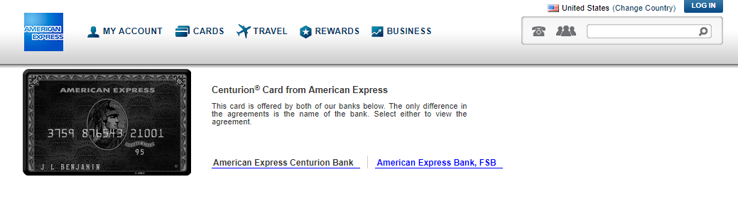 amex centurion card