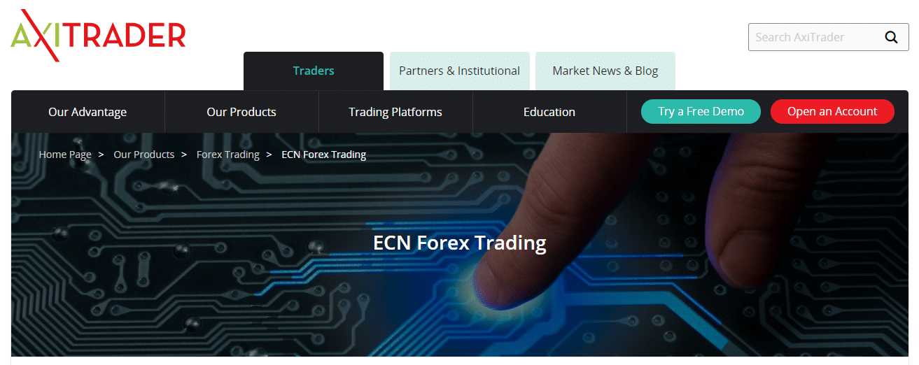 AxiTrader ECN Forex 