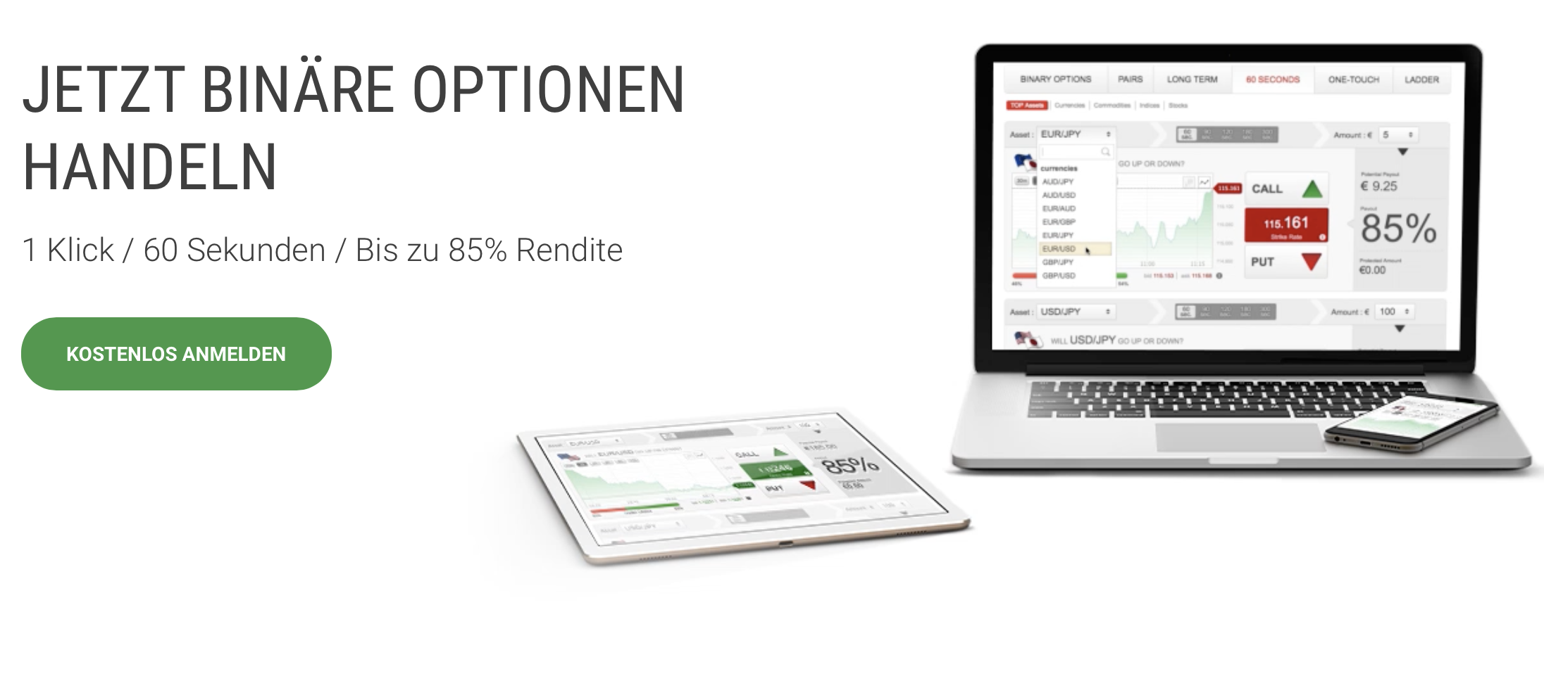 Binäre Optionen bei BDSwiss
