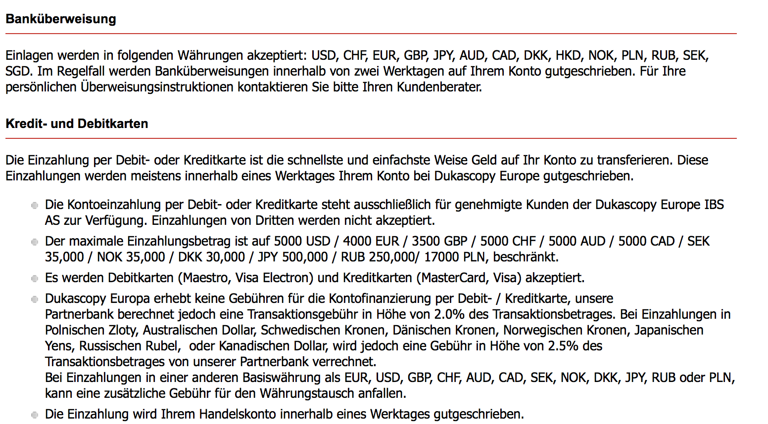 Dukascopy Erfahrungen & Test