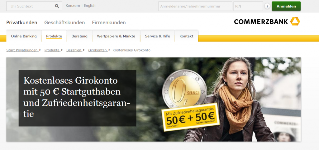 Commerzbank Girokonto Erfahrungen