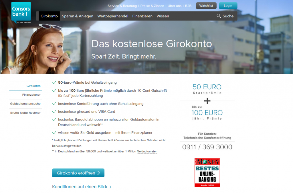 Boni bei der Consorsbank im Überblick