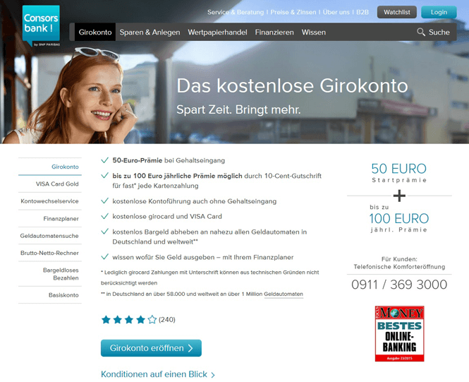 Consorsbank Konditionen