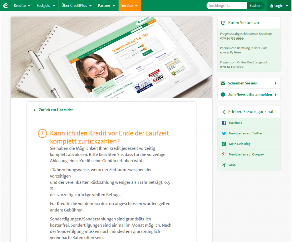 Die CreditPlus Bank AG ist flexibel