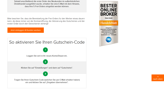 Der Leitfaden zum Aktivieren des Gutschein-Codes