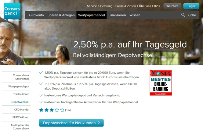 Consorsbank Depotwechsel 