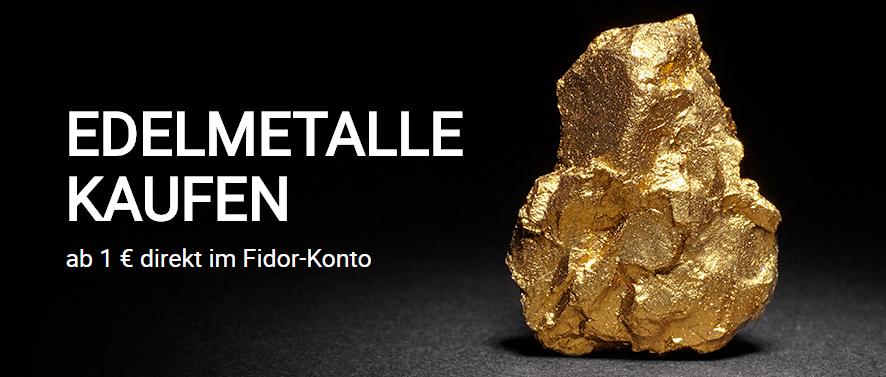 Fidor Bank Edelmetalle