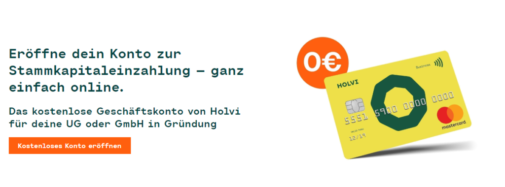 Holvi Konto eröffnen
