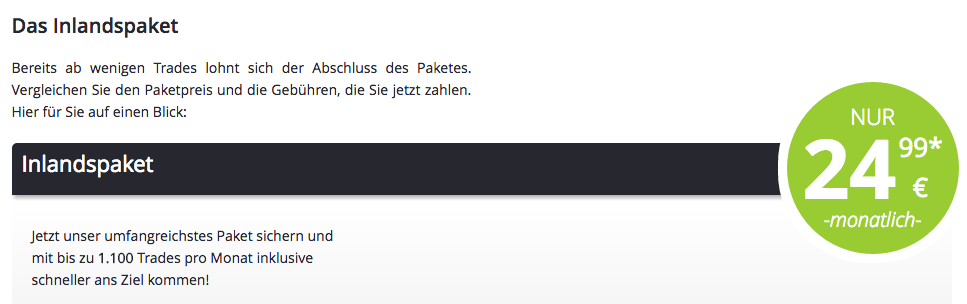 Brokerport Test Brokerport überzeugt u. a. mit attraktiven Paketpreisen.