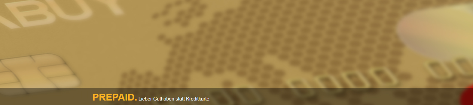 Die VIABUY Prepaid Kreditkarte