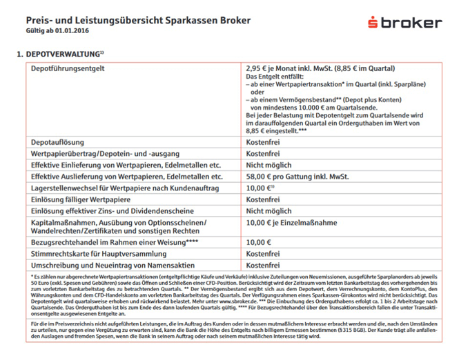 S Broker App Erfahrungen Preis- und Leistungsübersicht