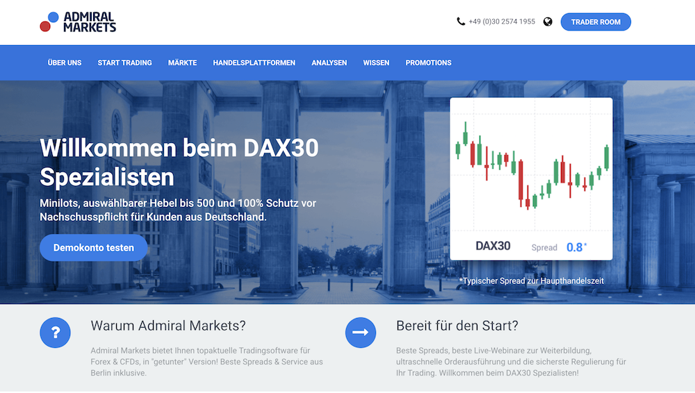 STP Broker Test Admiral Markets Testsieger