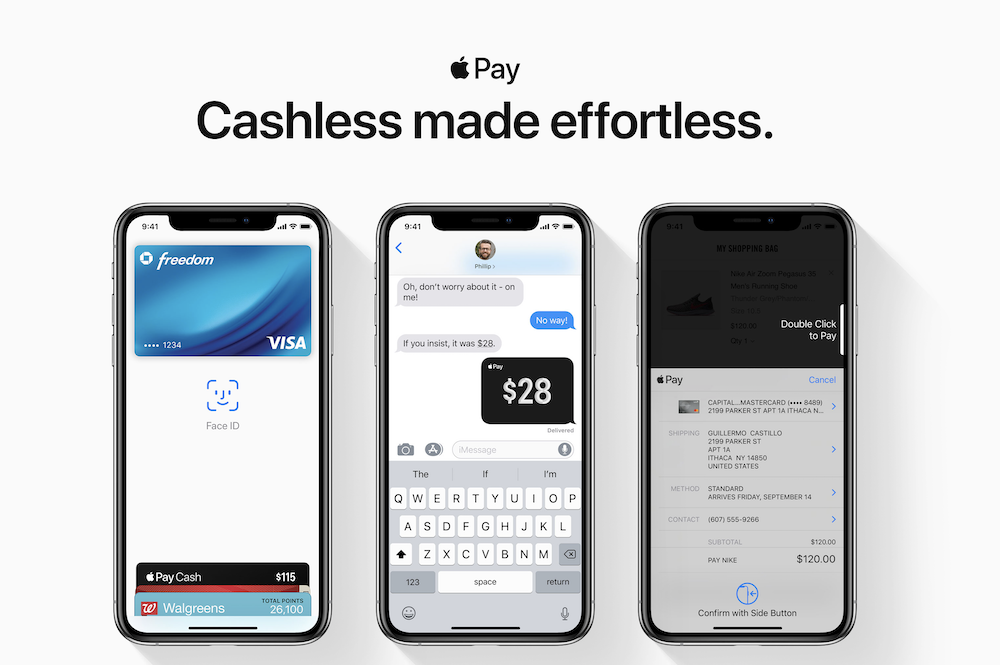Der Apple Pay Bezahldienst auf den bekannten iOS Geräten