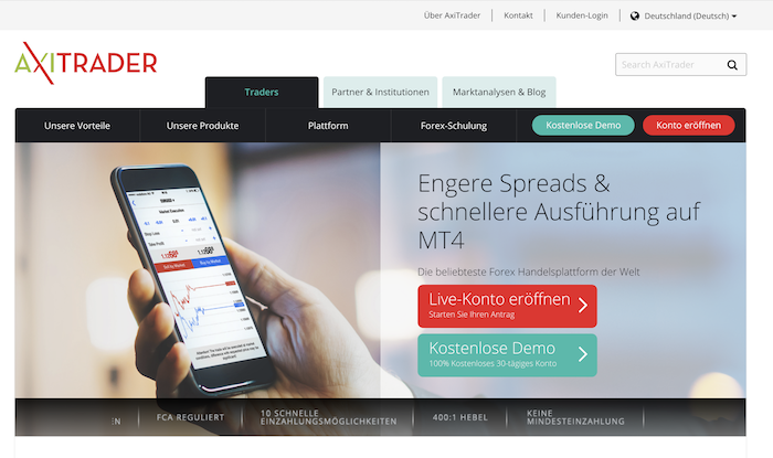AxiTrader Erfahrungen von Depotvergleich.com