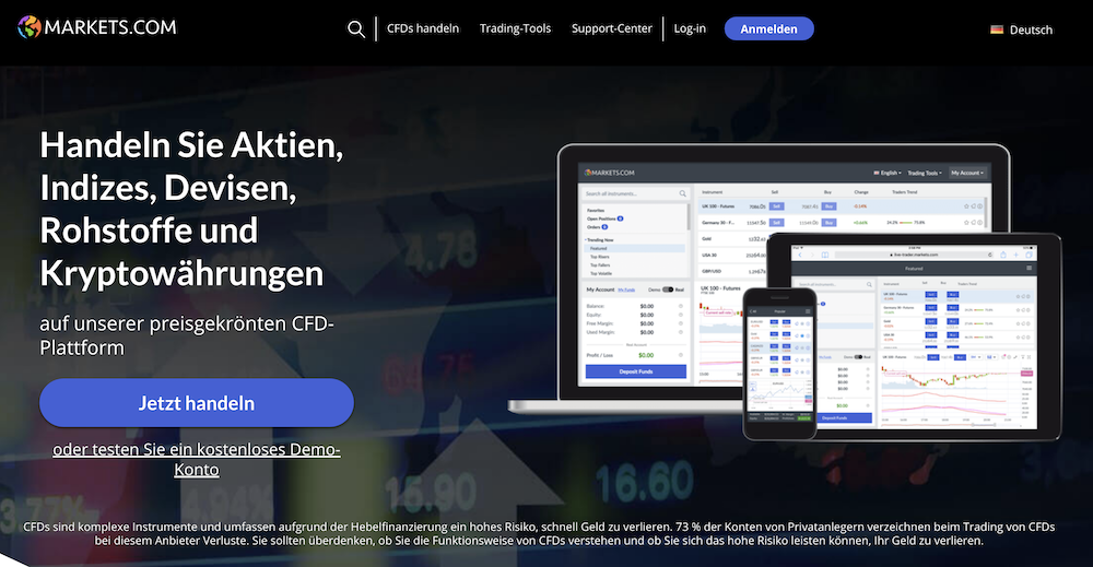 Markets.com BrokerDeal Aktion