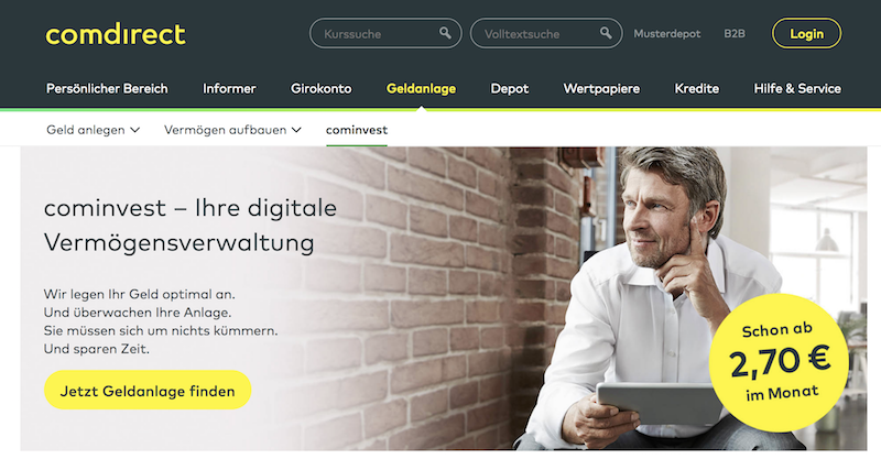 cominvest Erfahrungen von Depotvergleich.com