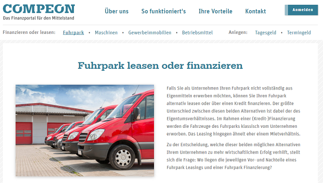 Compeon Leasing oder Finanzierung