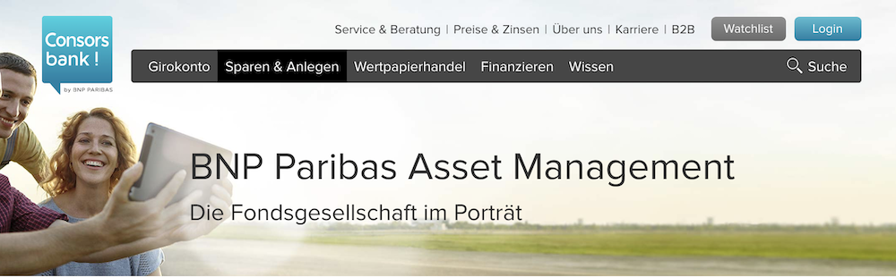 Consorsbank nachhaltige Fonds BNP Paribas