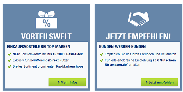 CosmosDirekt Hausratversicherung