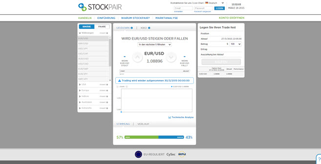 StockPair Test So schaut die Handelsplattform bei Stockpair aus