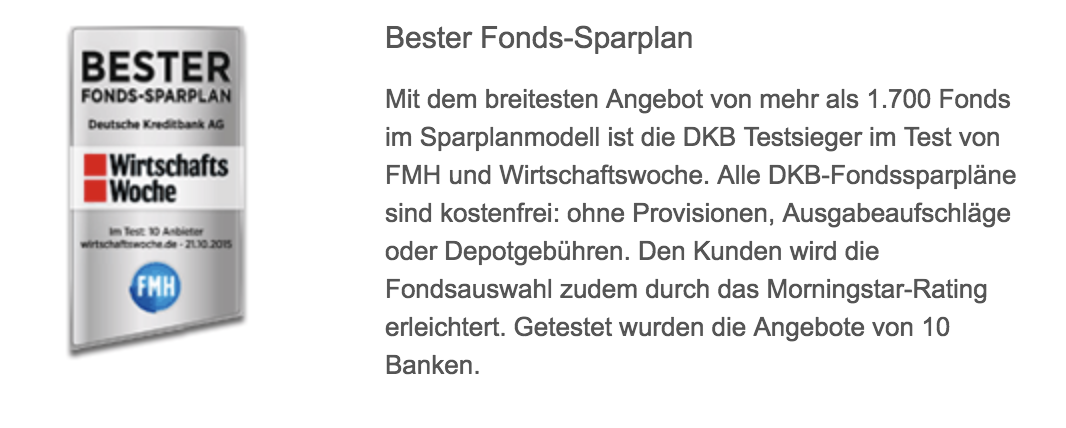 DKB Fonds-Sparplan