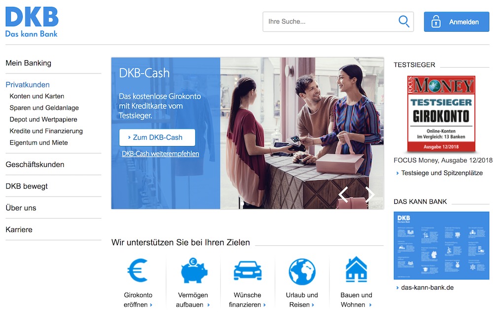 DKB Homepage
