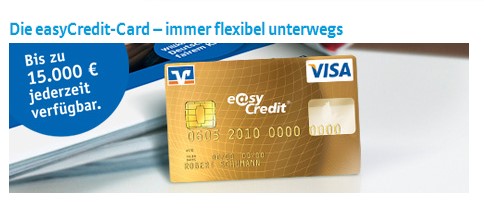 easyCredit-Card Kredit mit Ratenkreditmöglichkeit