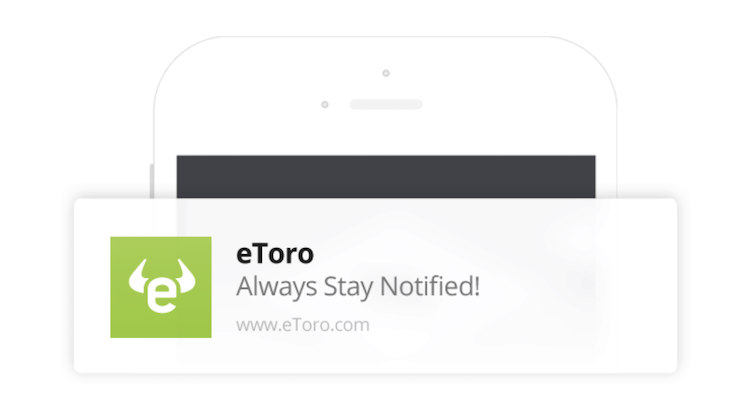 eToro App Pushnachrichten