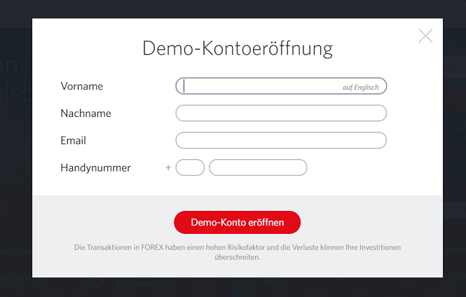 FIBO Group Demokonto