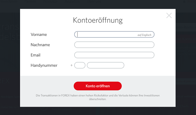 FIBO Group Kontoeröffnung