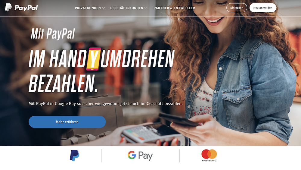 PayPal Online-Bezahldienst