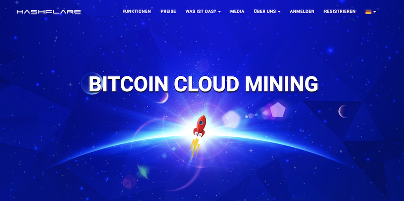 HashFlare Webseite