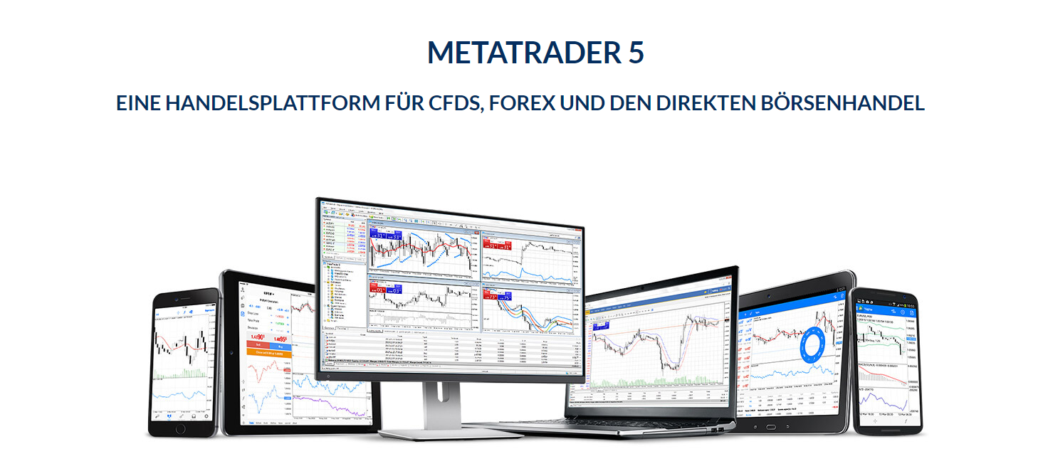 fxflat bietet den MetaTrader 5 zum Handeln an