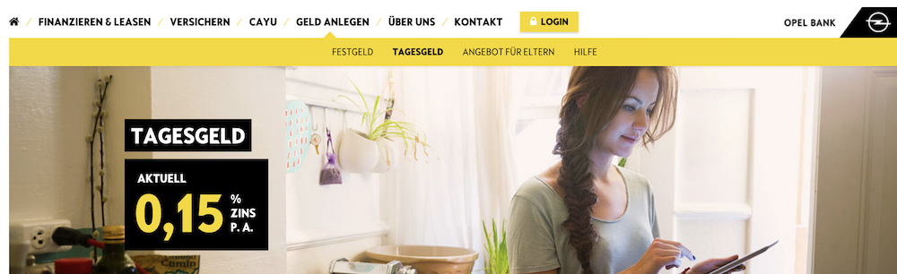 Opel Bank Tagesgeld