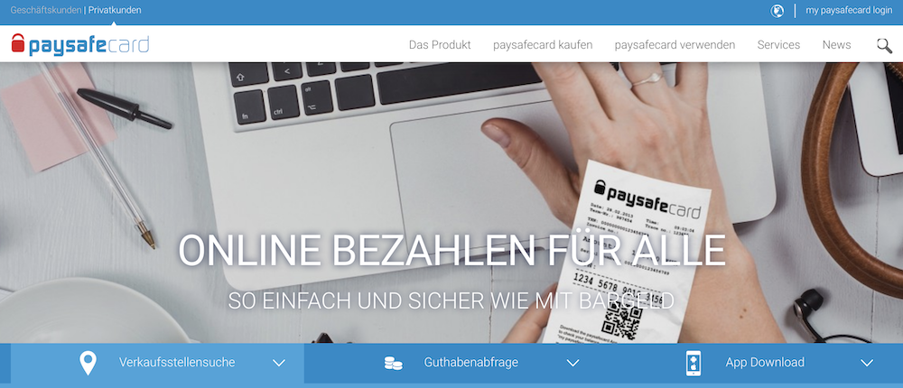 Paysafecard Blick