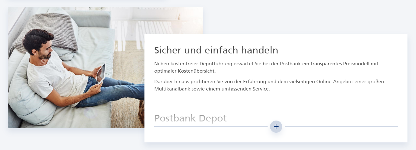 Handeln auch Sie sicher & einfach bei der Postbank