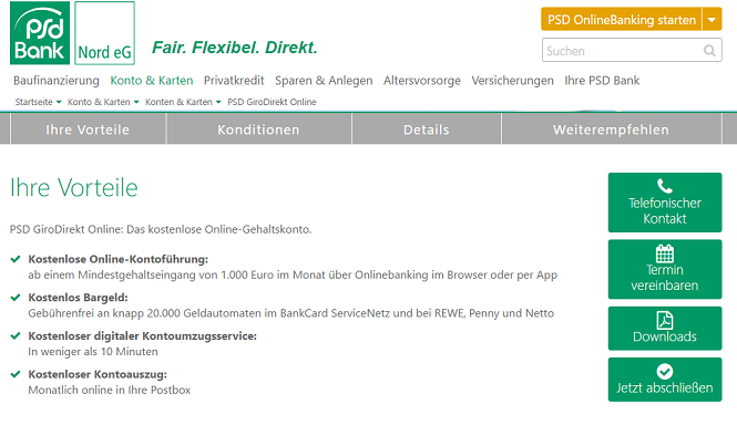 Psd Bank Nord Erfahrungen 21 Kostenlose Kontofuhrung Depotvergleich