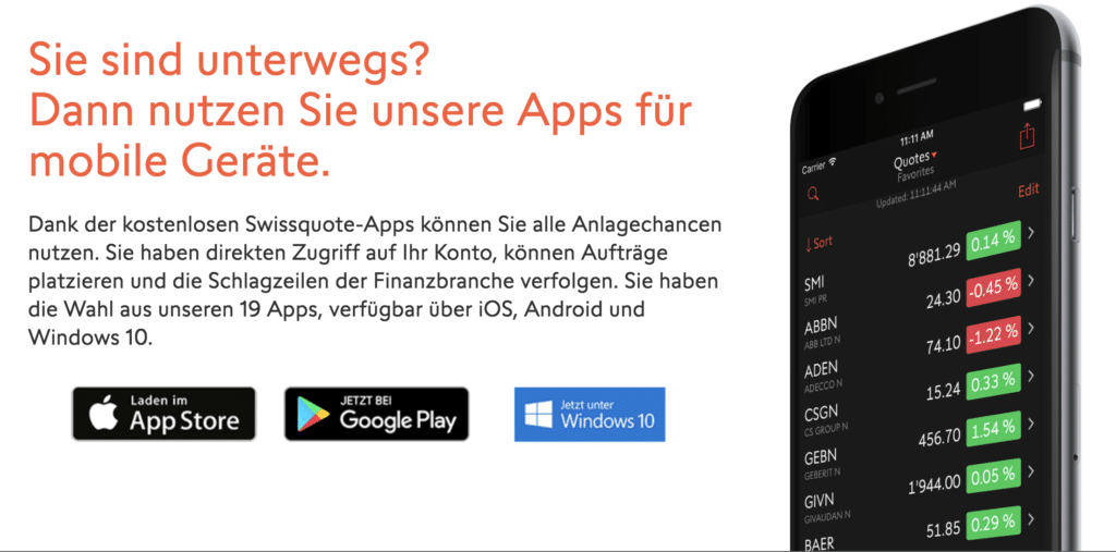 Swissquote App