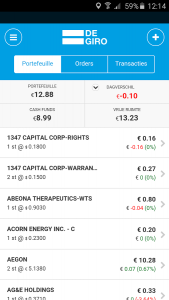 Degiro App Depot