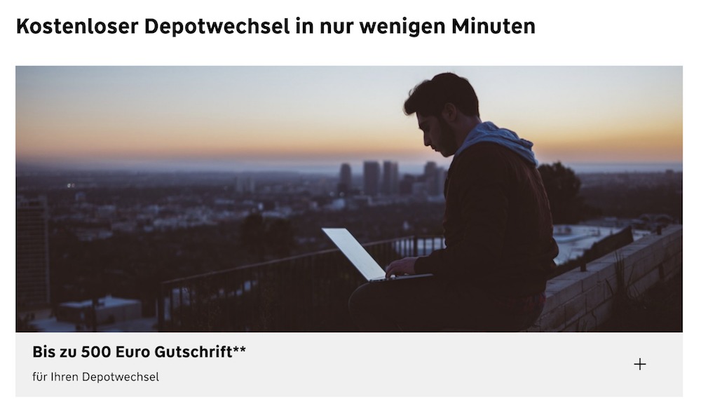 Wüstenrot direct Depotwechsel Prämie